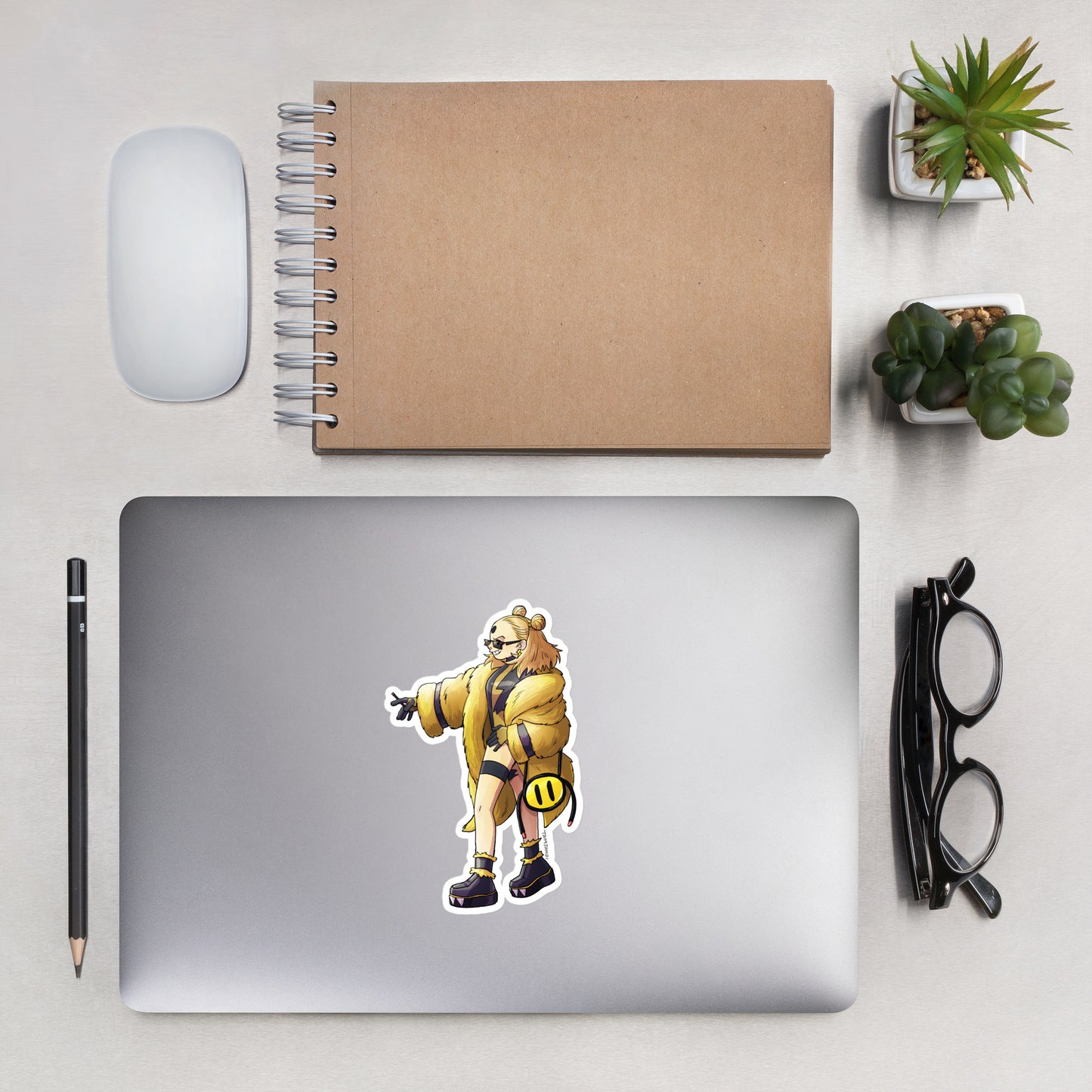 466. Electivire Gijinka Sticker
