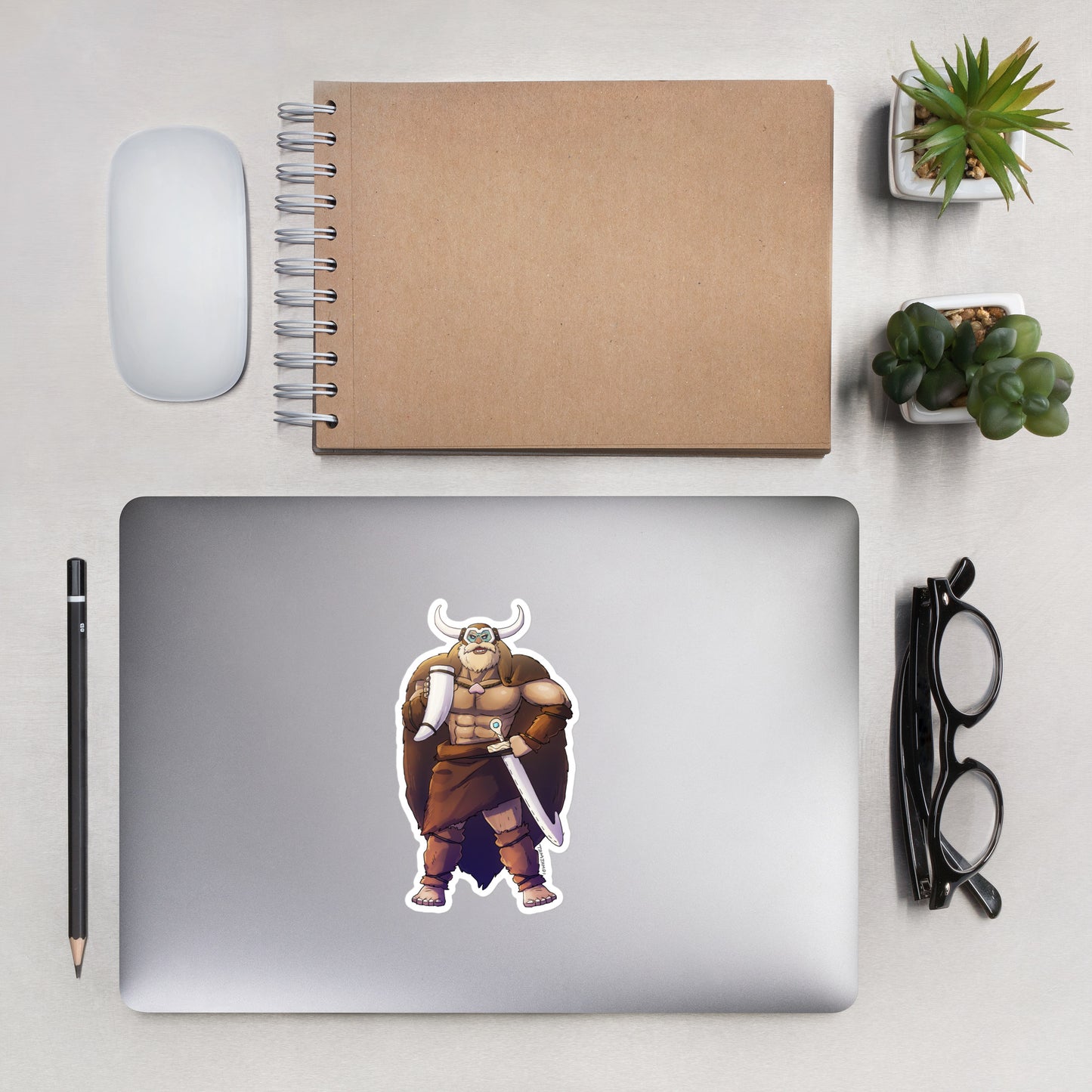 473. Mamoswine Gijinka Sticker