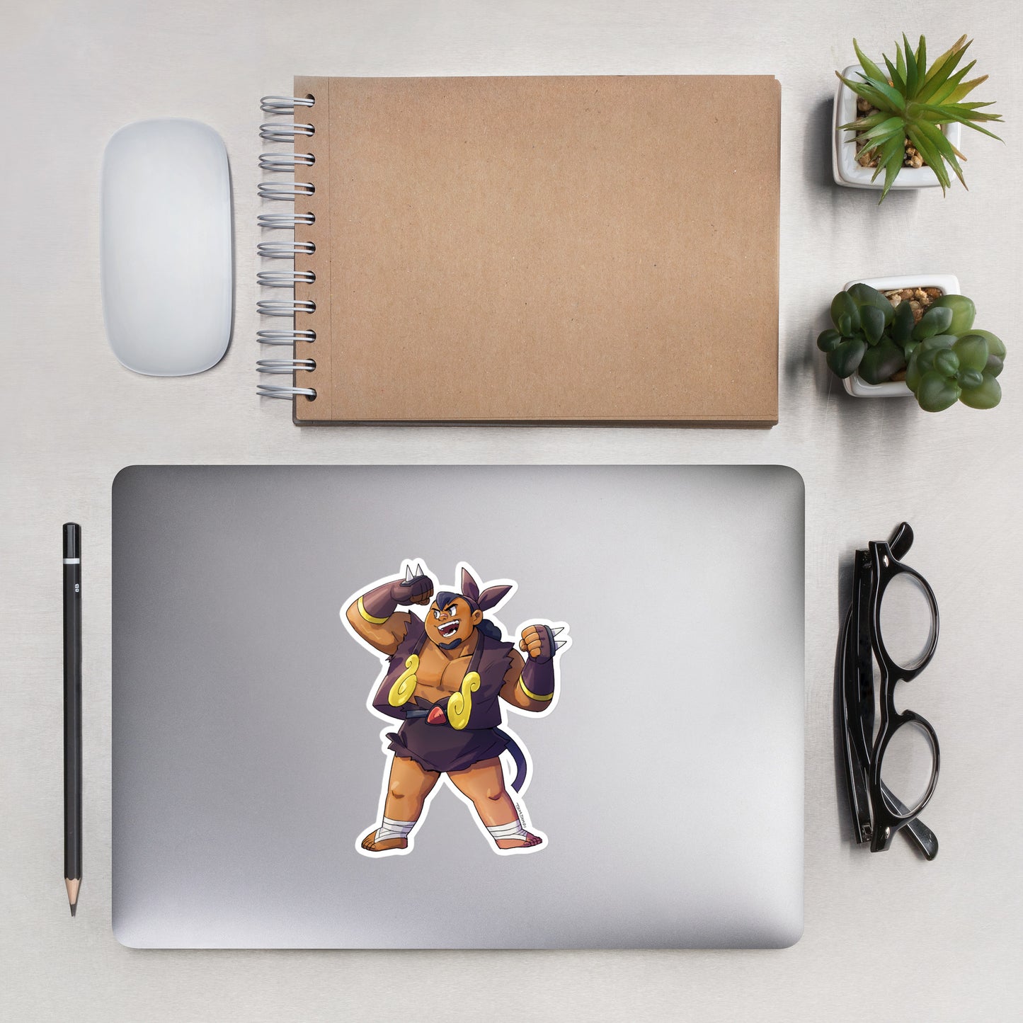 499. Pignite Gijinka Sticker