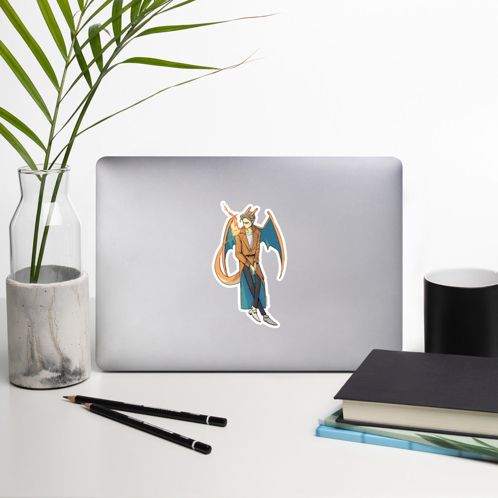 006.Charizard Gijinka Sticker