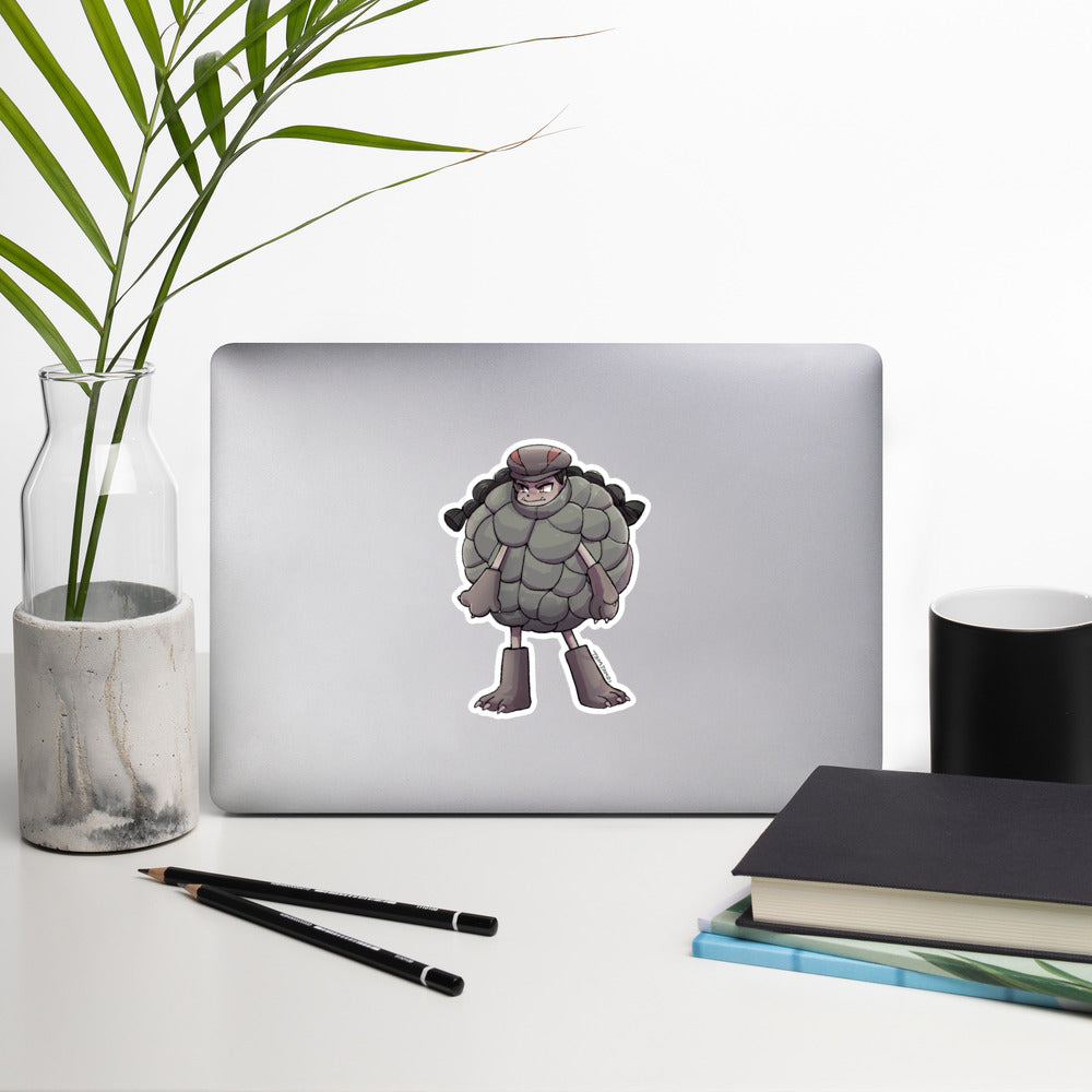 076.Golem Gijinka Sticker