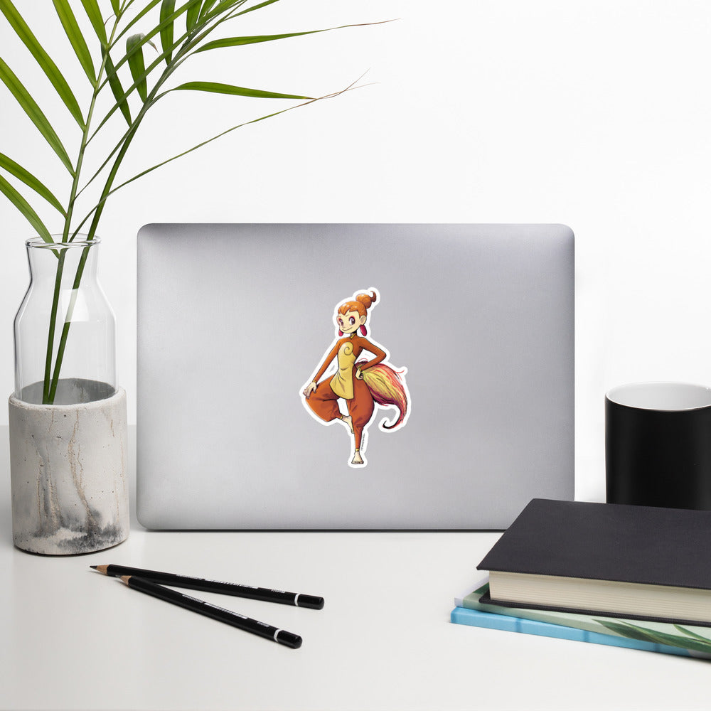 390. Chimchar Gijinka Sticker