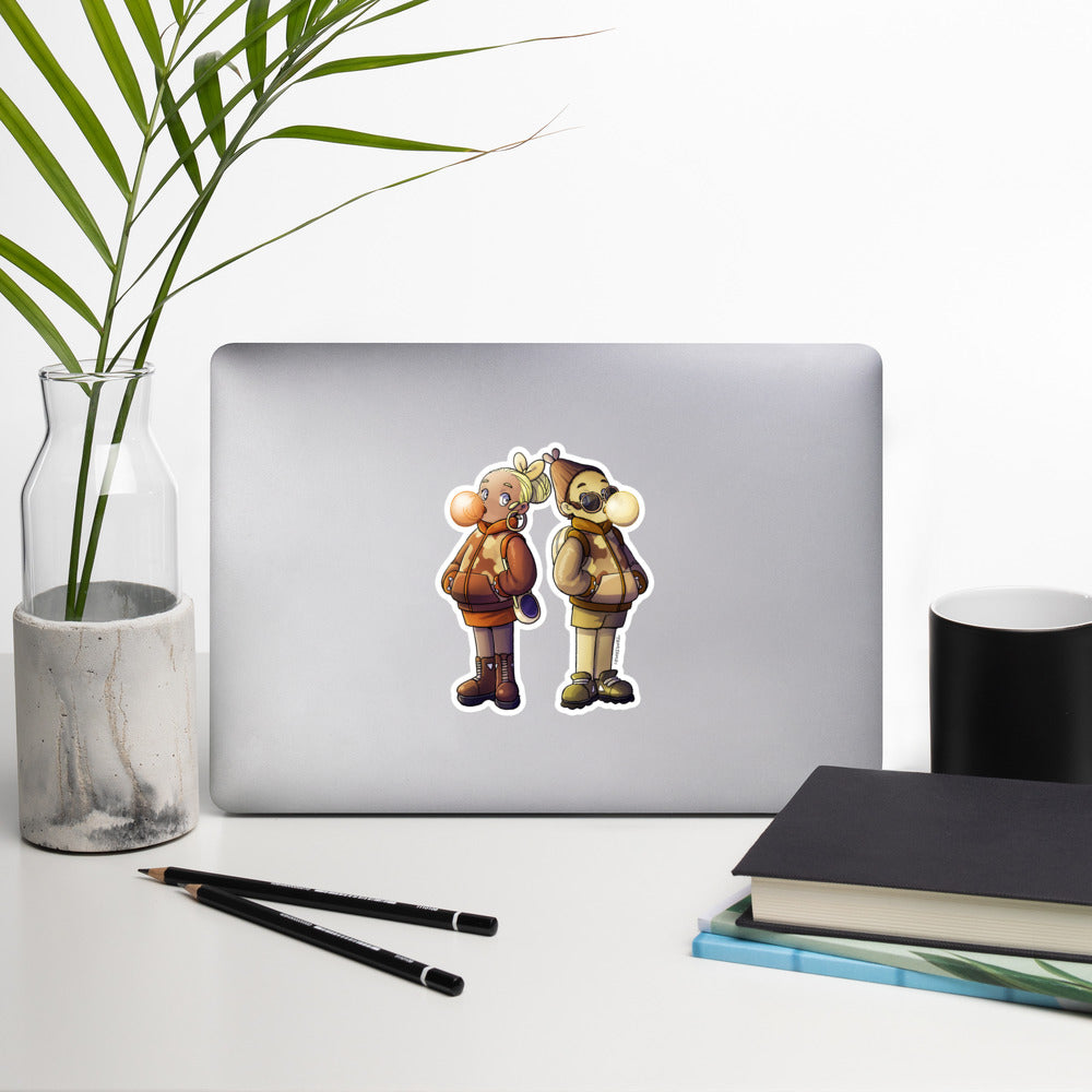 449. Hippopotas Gijinka Sticker