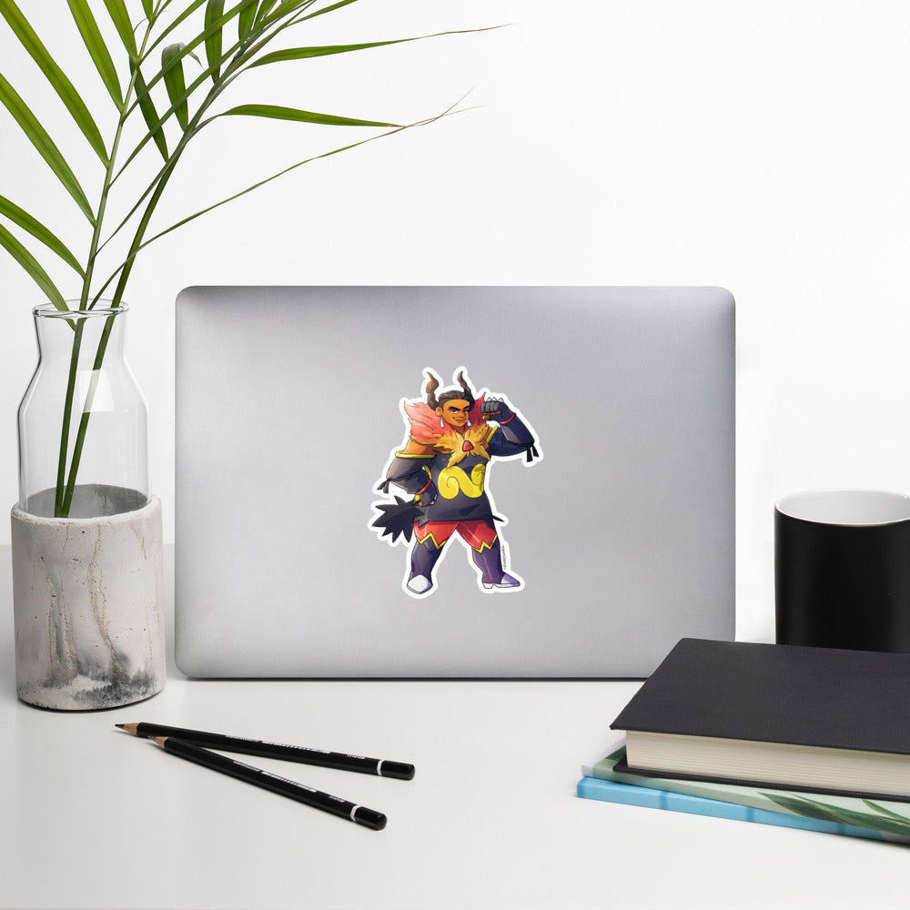 500. Emboar Gijinka Sticker