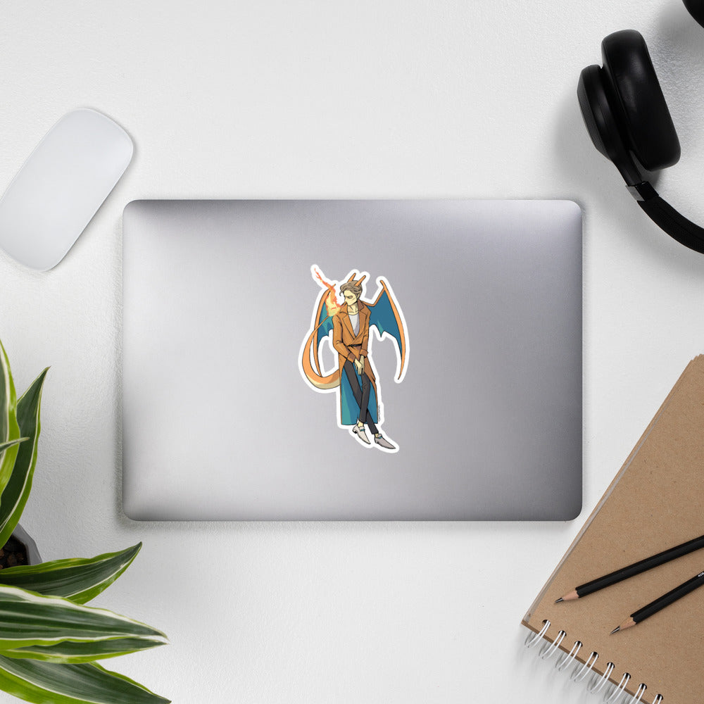006.Charizard Gijinka Sticker