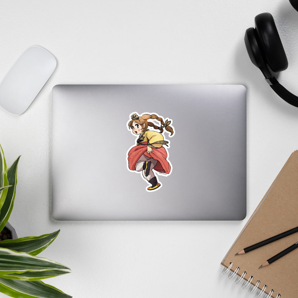 025.Pikachu Gijinka Sticker