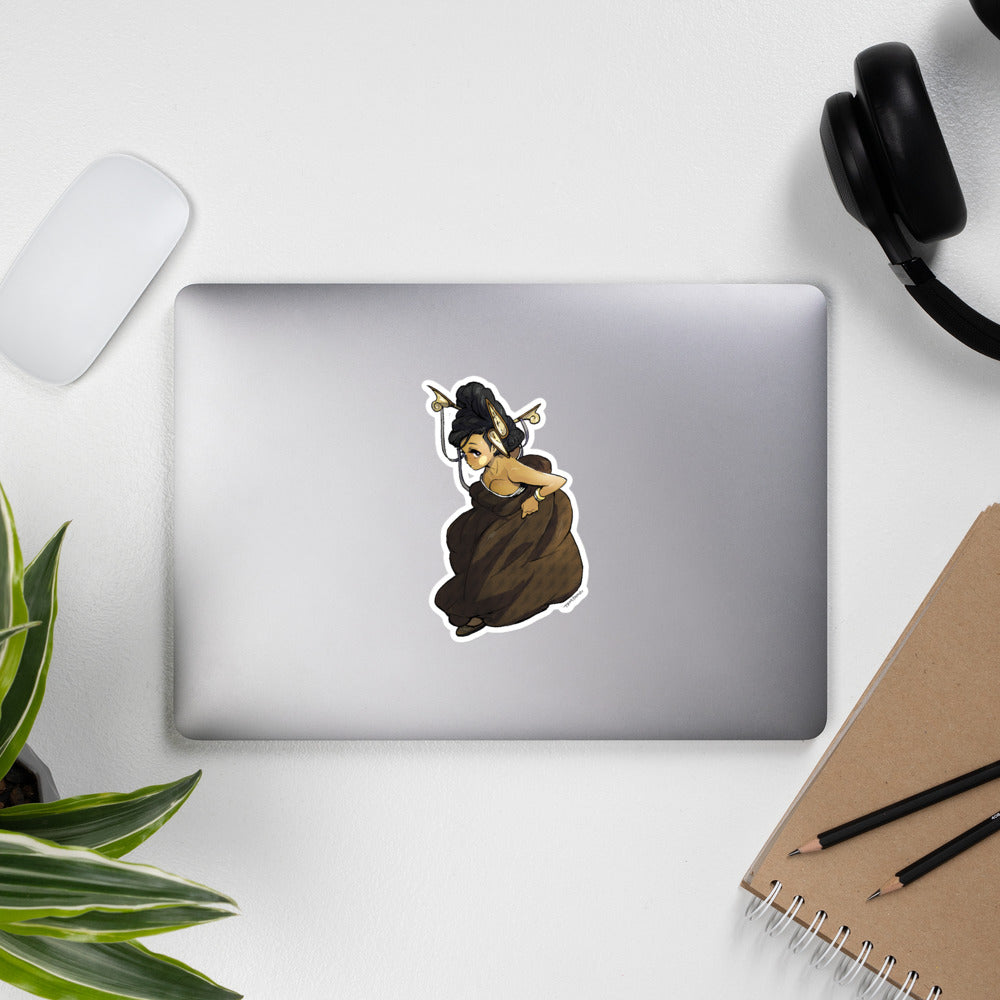026.Raichu Gijinka Sticker