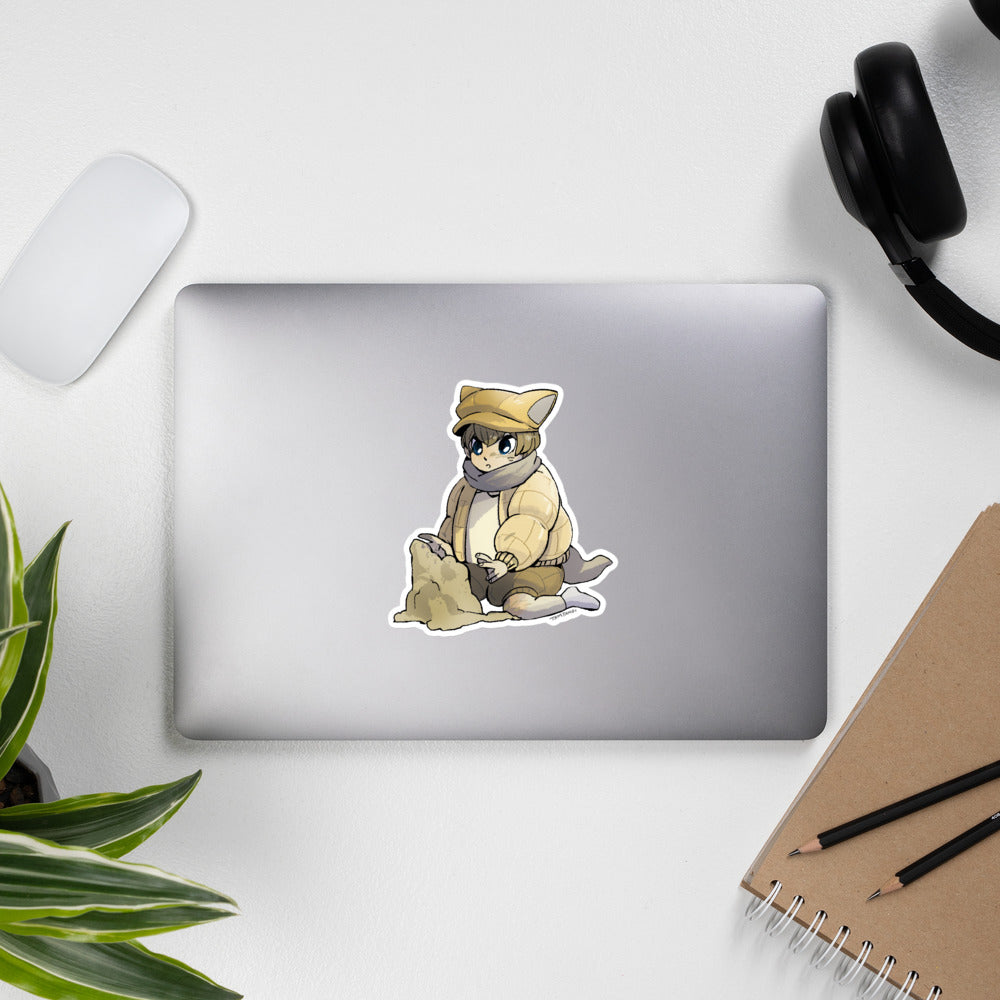 027.Sandshrew Gijinka Sticker