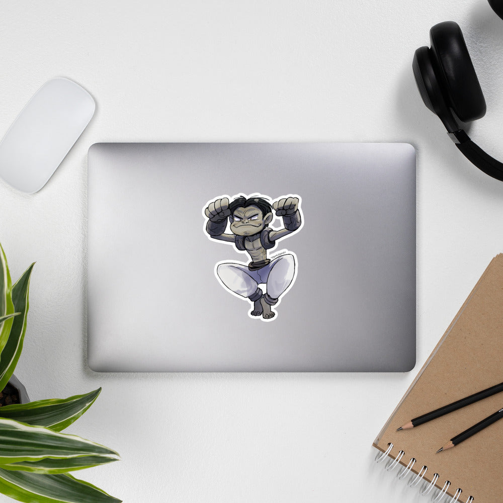 074.Geodude Gijinka Sticker