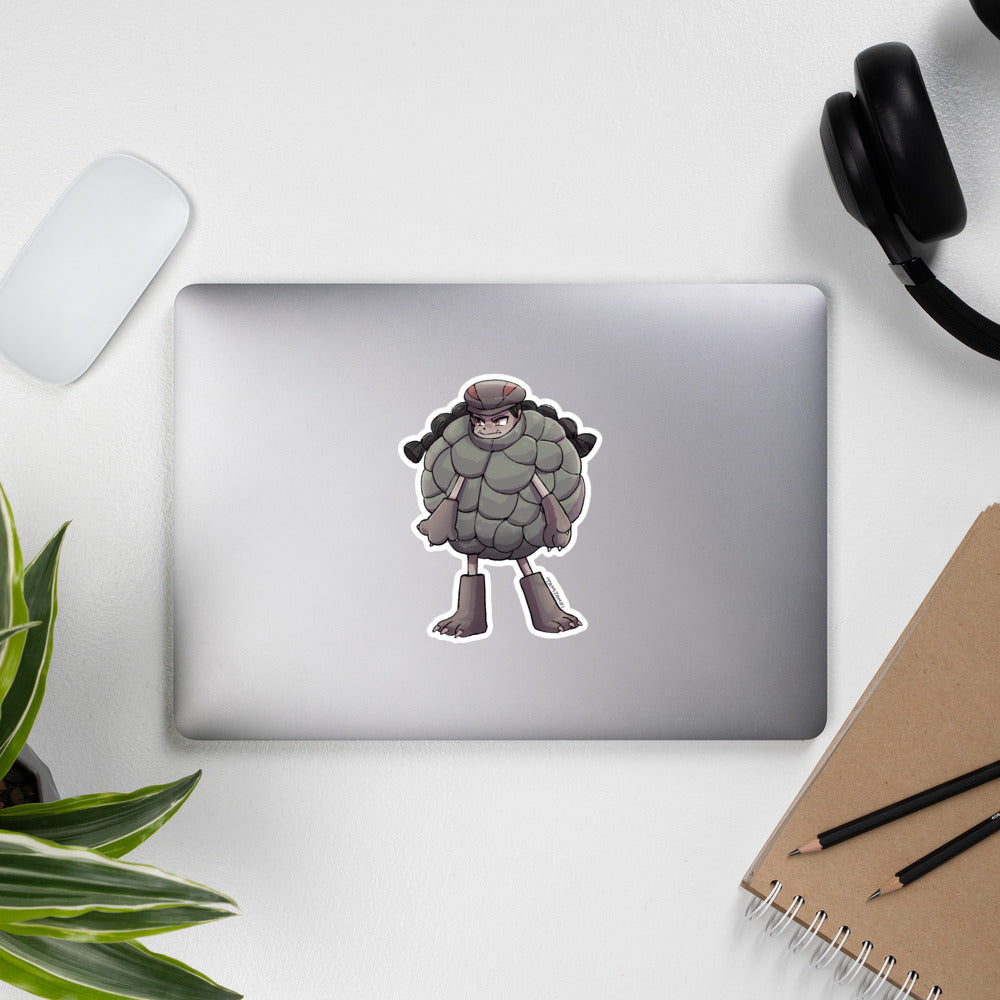 076.Golem Gijinka Sticker