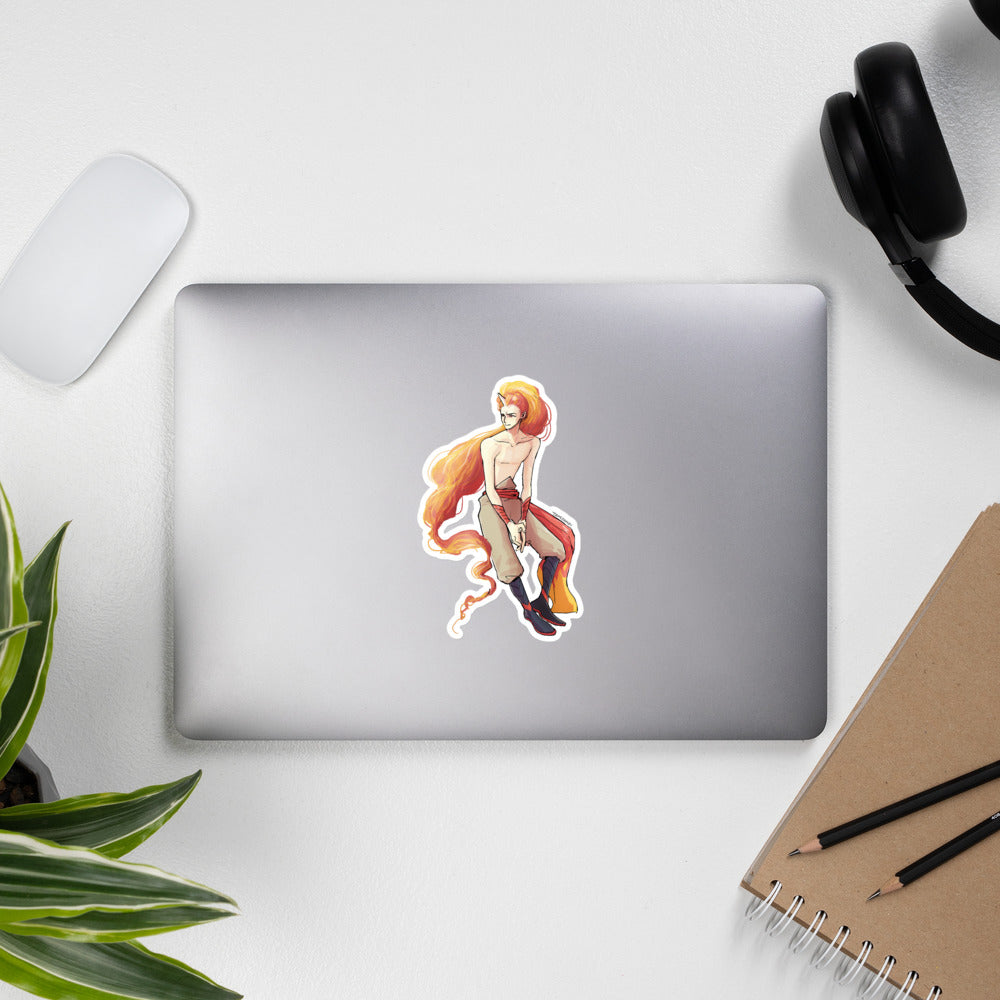 078.Rapidash Gijinka Sticker