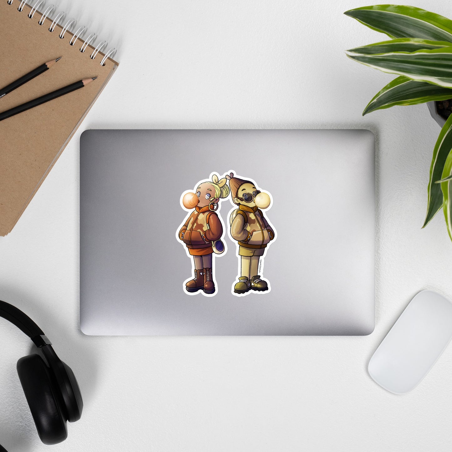 449. Hippopotas Gijinka Sticker