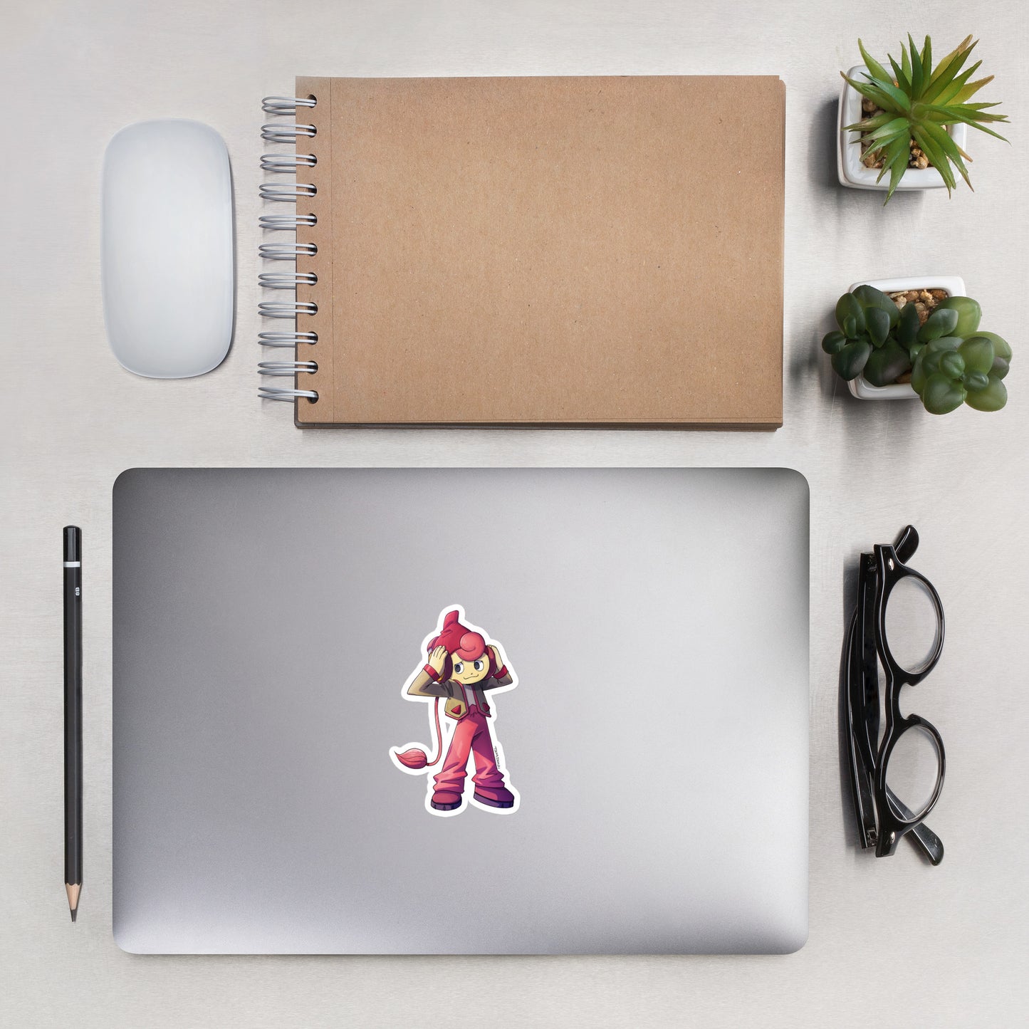 513. Pansear Gijinka Sticker
