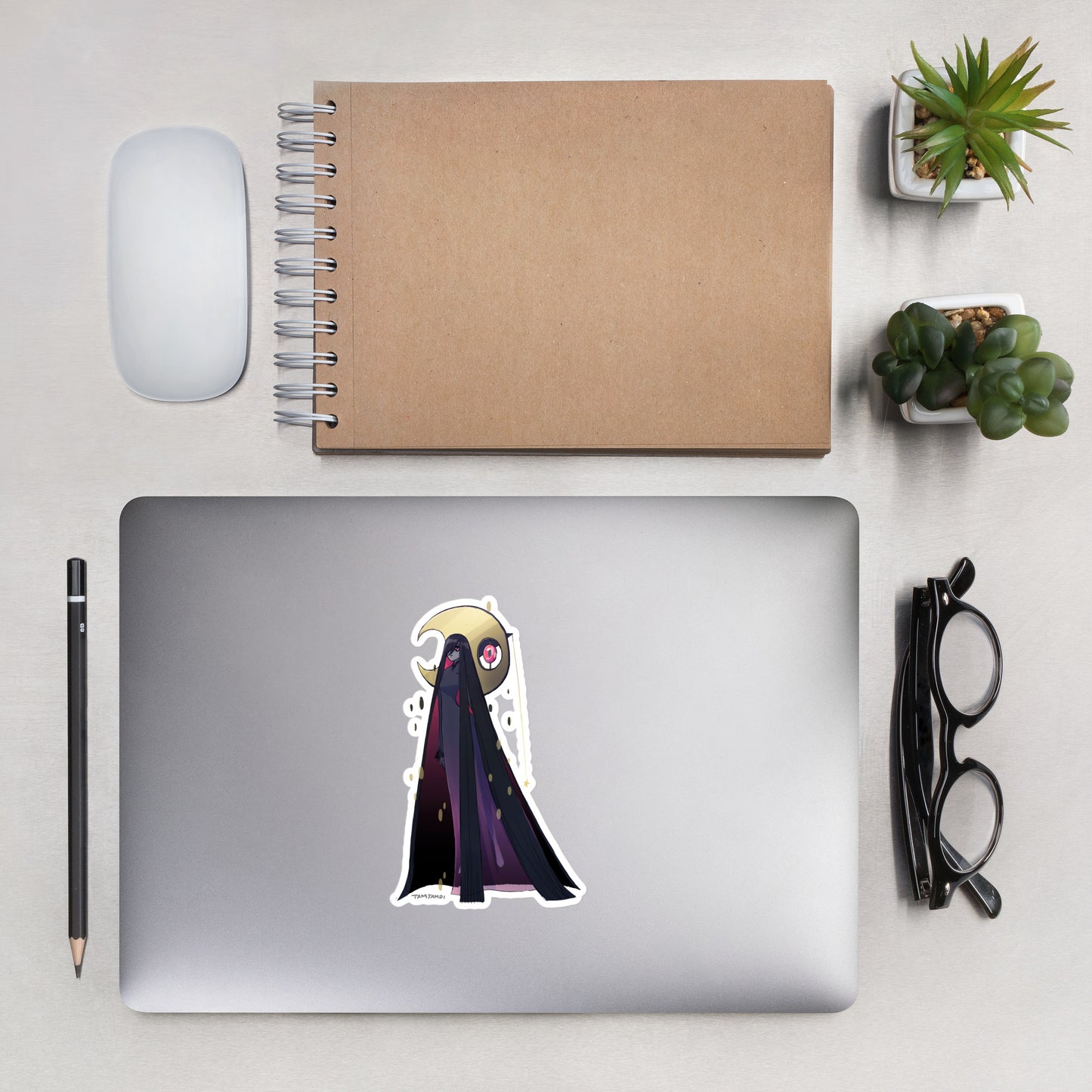 337. Lunatone Gijinka Sticker