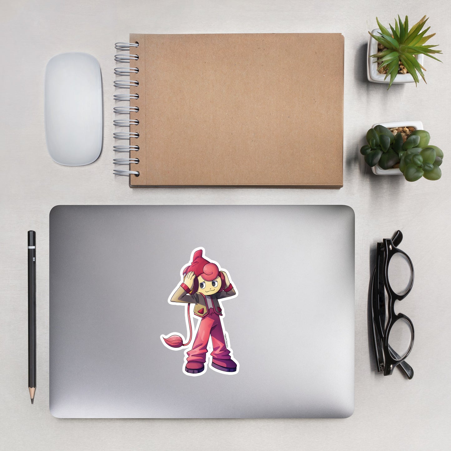 513. Pansear Gijinka Sticker