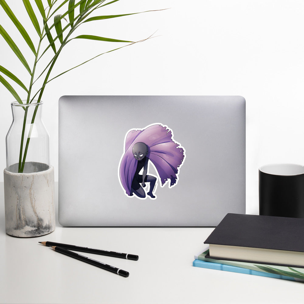092. Gastly Gijinka Sticker