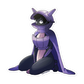 090. Shellder Gijinka Sticker