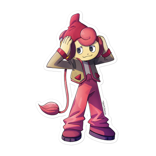 513. Pansear Gijinka Sticker