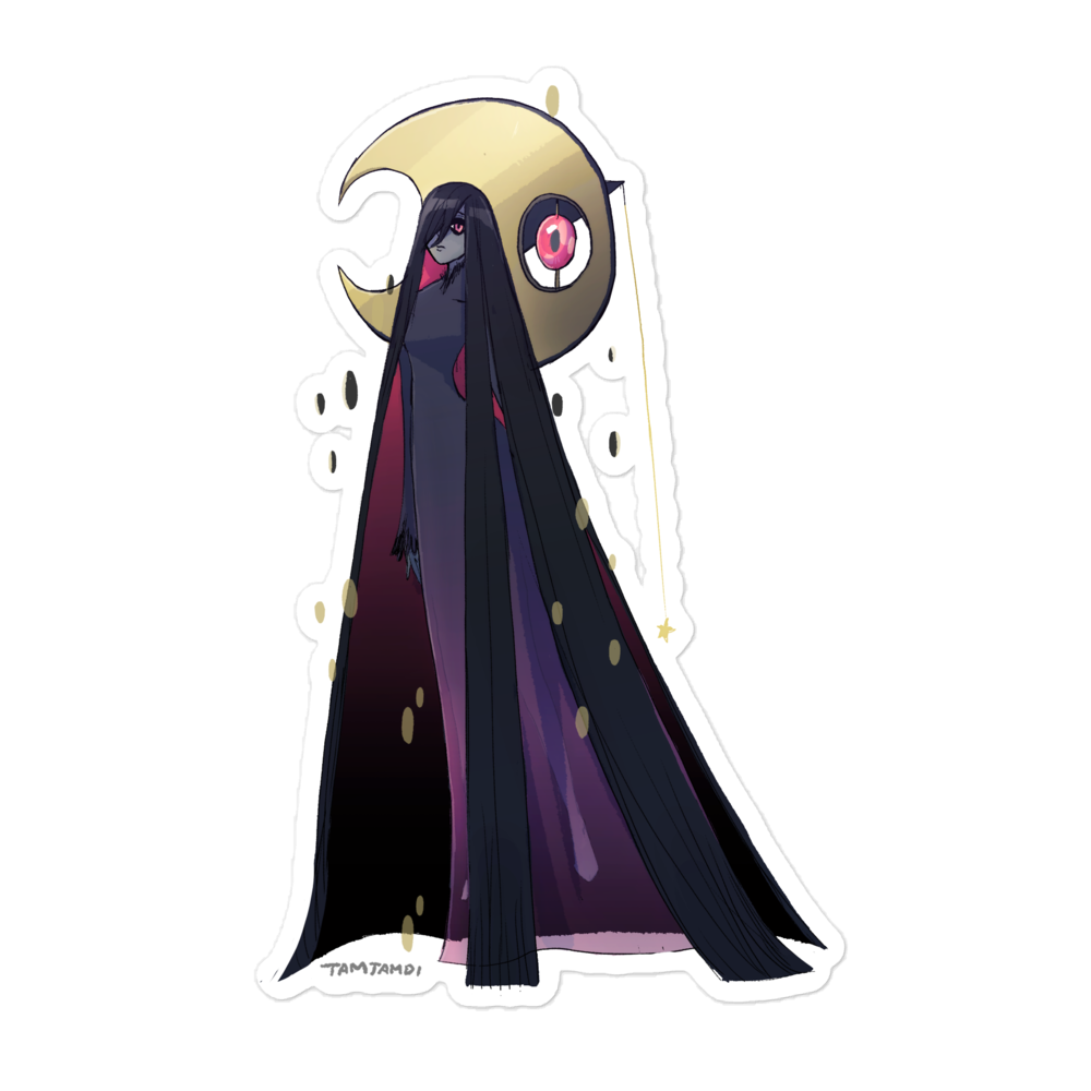 337. Lunatone Gijinka Sticker