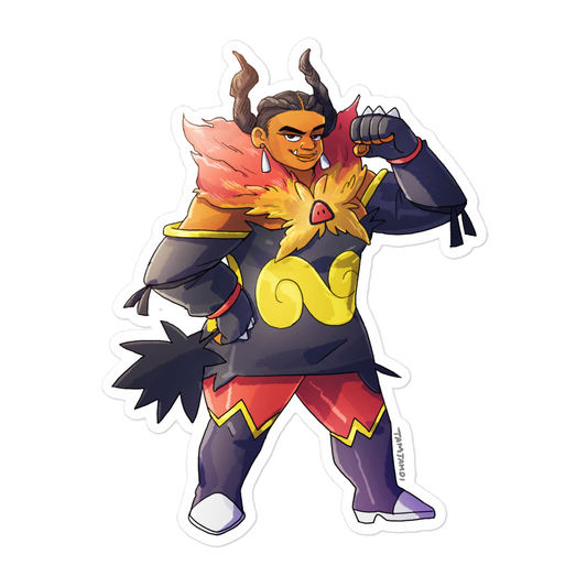 500. Emboar Gijinka Sticker