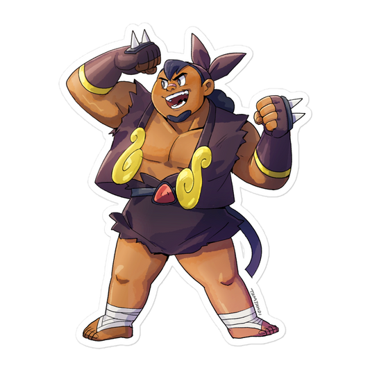499. Pignite Gijinka Sticker