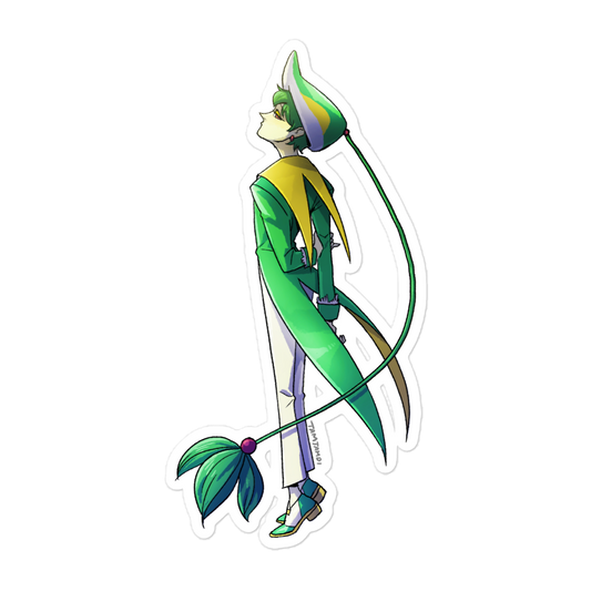 495.Snivy Gijinka Sticker