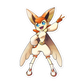 494.Victini Gijinka Sticker