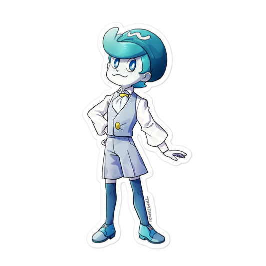 912. Quaxly Gijinka Sticker