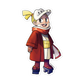 909.Fuecoco Gijinka Sticker