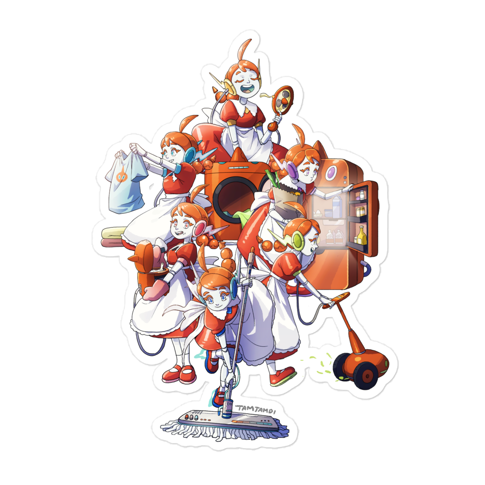 479. Rotom(All) Gijinka Sticker