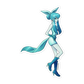 471. Glaceon Gijinka Sticker