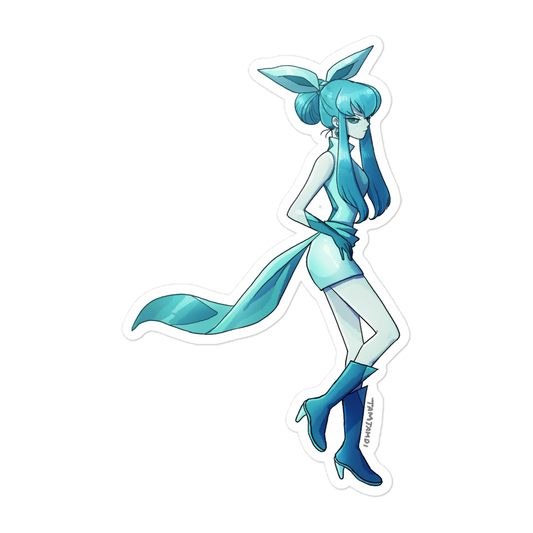 471. Glaceon Gijinka Sticker