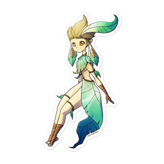 470. Leafeon Gijinka Sticker