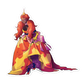 467. Magmortar Gijinka Sticker