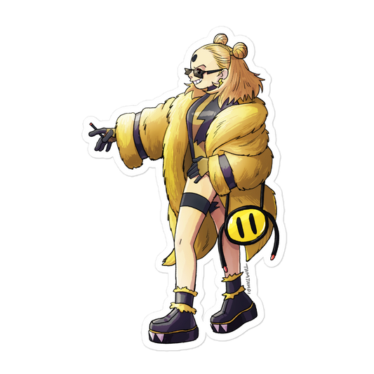 466. Electivire Gijinka Sticker