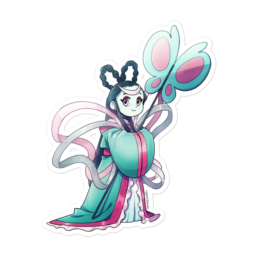456. Finneon Gijinka Sticker