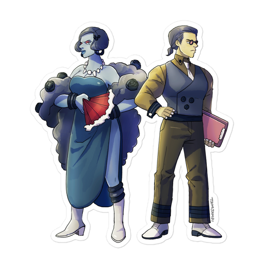 450. Hippowdon Gijinka Sticker