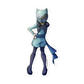 447. Riolu Gijinka Sticker