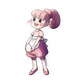 440. Happiny Gijinka Sticker