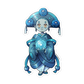 436. Bronzor Gijinka Sticker