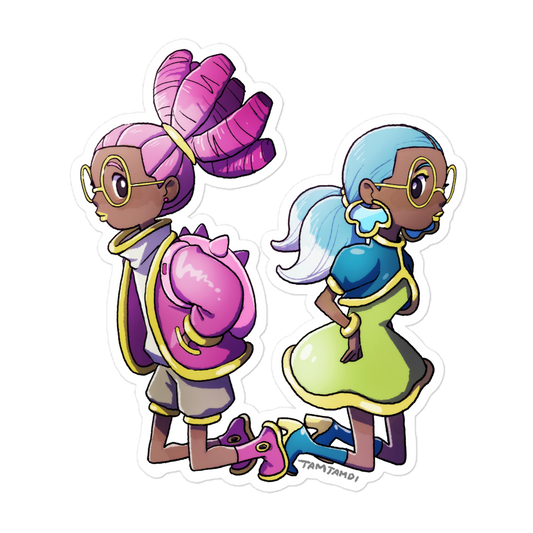 422. Shellos Gijinka Sticker