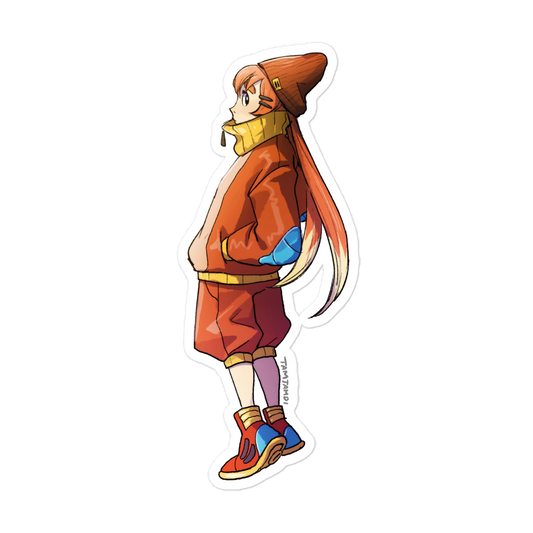 418. Buizel Gijinka Sticker