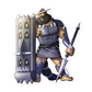 411. Bastiodon Gijinka Sticker