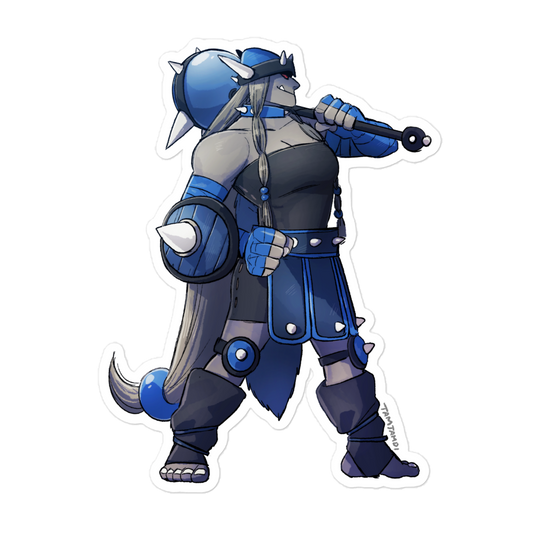 409. Rampardos Gijinka Sticker
