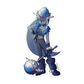 408. Cranidos Gijinka Sticker