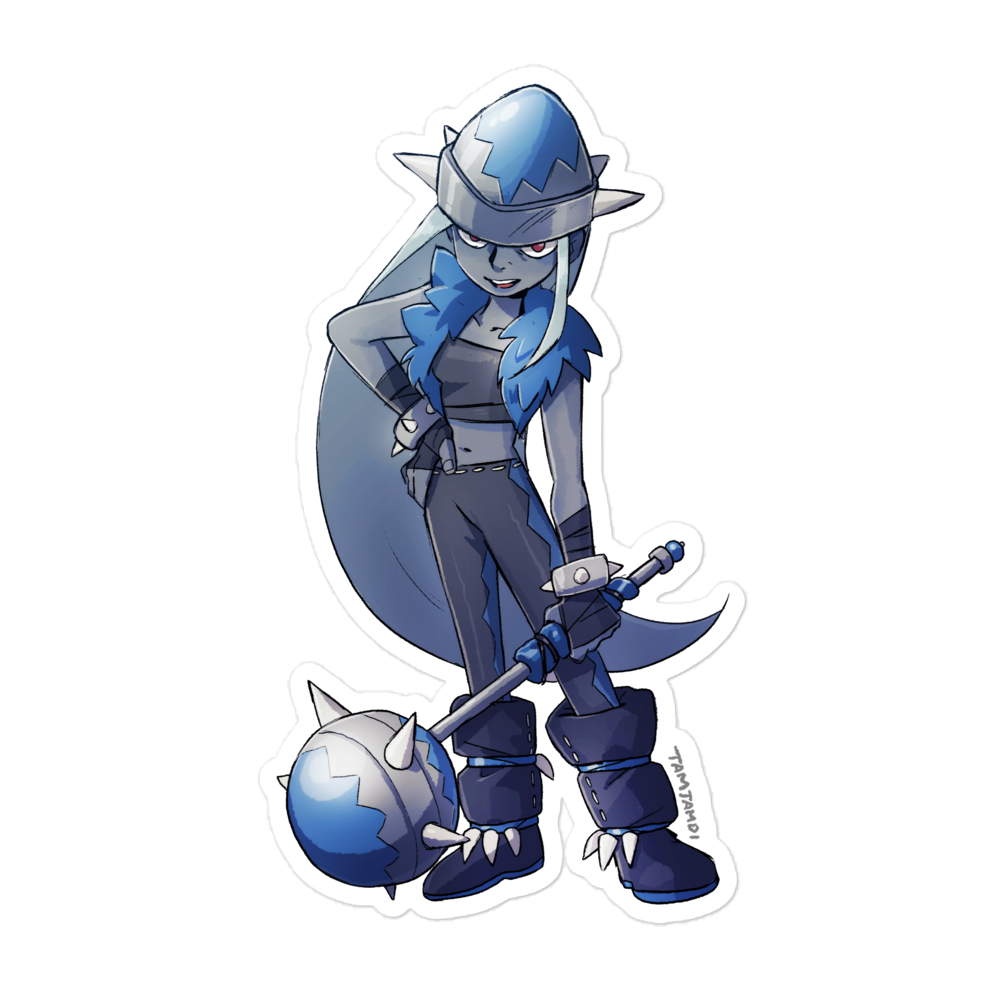 408. Cranidos Gijinka Sticker