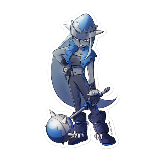 408. Cranidos Gijinka Sticker