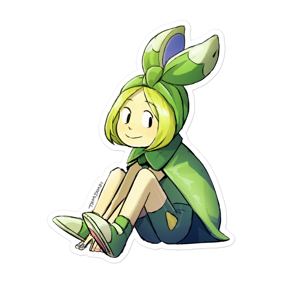 406. Budew Gijinka Sticker