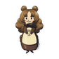 399. Bidoof Gijinka Sticker