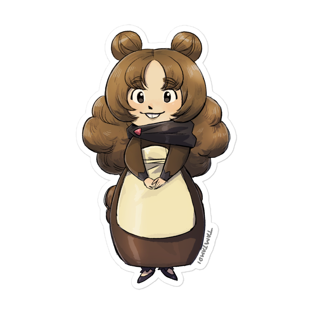 399. Bidoof Gijinka Sticker